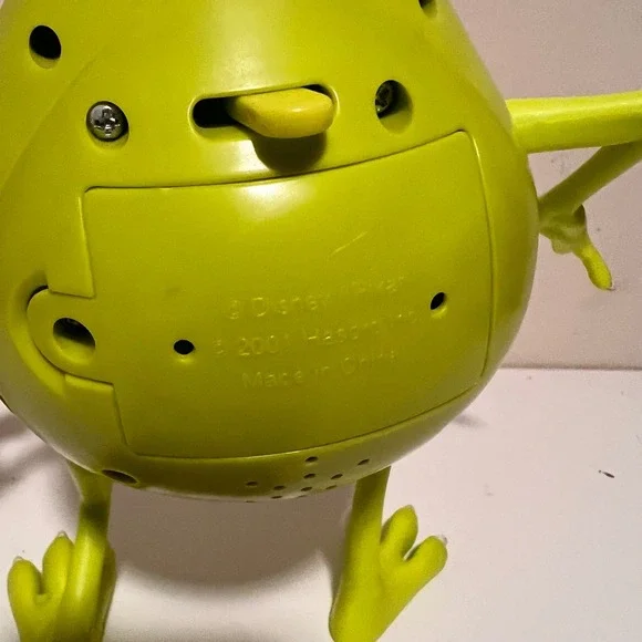 Disneu Hasbro 2001 Monsters Inc Mike Wazowski 8" Talking Figure Green Vintage - Picture 5 of 7
